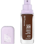 Maybelline Super Stay Lumi-Matte Foundation, Lightweight and Buildable Full Coverage Foundation Makeup For Up To 30HR Wear, 400, 1 Count