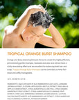 Clean Kids Naturally Tropical Orange Burst Shampoo, All-Natural, Gluten-free, Vegan, and Cruelty-free, Paraben-free, 16 oz, EWG Verified (1 Bottle)