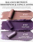 3PCS Cream Eyeshadow Stick Set,Pro Longwear Purple Eye Shadow Sticks Pencil Crayon-Grape Glam