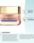 L'Oreal Paris Age Perfect Rosy Tone Anti-Aging Cooling Night Moisturizer 1.7 oz