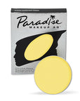 Mehron Makeup Paradise Makeup AQ Refill Size | Stage & Screen Performance, Face & Body Painting, Beauty, Cosplay, and Halloween | Water Activated Face Paint, Body Paint .25 oz (7 ml) - Pastel Yellow