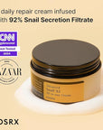 COSRX Snail Mucin 92% Face Moisturizer, 3.52 Oz, Lightweight Moisturing Cream for Soft, Glowy Skin, Korean Skin Care, Korean Moisturizer Face Cream