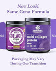 Zammex Multi Collagen Protein Powder, 5 Types of Hydrolyzed Collagen Peptides, Premium Grass-Fed Beef, Chicken, Wild Fish, Eggshell, Keto & Paleo Friendly, 60 Servings, Unflavored