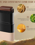 2-in-1 Hair Color Stick & Comb, Waterproof and Sweat-Proof Hair Dye Comb, Instant Convenient Root Touch Up for Gray Hair, Touch up Comb for Women & Men (Black)