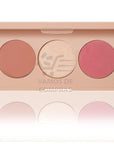 FARMASI Makeup Face Palette, Trio Eyeshadow, Long Lasting 0.52 oz