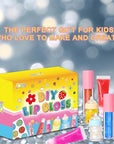 Jcoos Lip Gloss Making Kit, 73PCS Fun Make Your Own Lip Gloss Kit Kids, Beginner, Lipgloss Sets for Girls, DIY Lipstick Set, Moisturizing Lip Oil Base, Gifts for Tween Girls, Teens, Daughters, Women