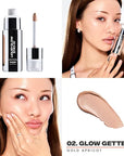 Sacheu Liquid Glow STAY-N Liquid Highlighter & Illuminator Makeup — 30ml Long Lasting Luminous Glow Lightweight Dewy Finish, Glow Getter