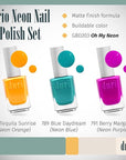 duri Trio Neon Nail Polish