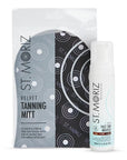 St. Moriz Professional 1 Hour Fast Self Tanner Mousse with Tanning Mitt Bundle - Light to Dark - 200ml - Sunless Instant, Express Self Tanning Foam for Golden, Natural Looking Fake Tan - Aloe Vera