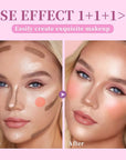 Matte Dewy Liquid Blush, Silky Smooth Cream Soft Cruelty-free,01 Pink
