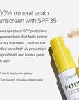 Supergoop! Poof 100% Mineral Part Powder - 0.71 oz, Pack of 2 - SPF 35 PA+++ Scalp Sunscreen with Broad Spectrum UV Protection - Cruelty-Free Formula with Vitamin C