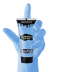 MEICOLY Light Blue Face Body Paint,Pale Baby Blue Face Paint Sadness for Halloween Corpse Bride Avatar Smurf Sally Cosplay Makeup,2.37Oz Large Tube Washable Body Paint for Adult and Kids