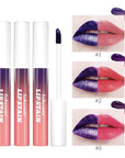 Peel-Off Lip Tint Set - Tattoo Lip Stain Kit, Long-Lasting Matte Finish, Moisturizing Peel-Off Lip Mask, Waterproof & Smudge-Proof, 24H Color Hold (#2 Cool Rose, 1)