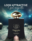 BELLAVITA Luxury Mood Collection MAGNETIC Perfume for Men 100ml | Pheromone Inspired Technology Long Lasting Fragrance | Notes of Grapefruit, Jasmine and Vanilla | Gourmet, Spicy Premium Fragrance