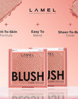 Blush Cheek Rouge Color Mini - Blendable Natural Blush Powder - Enhances & Defines Shapes & Features - Shading & Contouring Powder - 4 Universal Shades - 402 (Rouge) - 3.8g / 0.13 oz