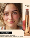 MEICOLY Liquid Blush Beauty Wand, Matte Face Blush
