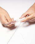 Tweezerman Glass Manicure Set Includes Nail Clipper, Cuticle Pusher, Glass Nail File, and Glass Nail Buffer