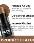 Highlighter Stick Cream Blush Stick Bronzer Contour Stick Beginner-Set B