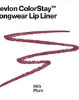 REVLON Lip Liner, Colorstay Lip Makeup with Built-in-Sharpener, Lip 01 oz