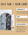 St. Moriz Professional Medium Self Tanner Mousse with Tanning Mitt Bundle - 200ml - Sunless Instant Self Tanning Foam for a Golden, Natural Looking Fake Tan - Moisturizing Aloe Vera & Vitamin E