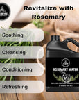Naturevibe Botanicals Rosemary Water 32 Ounces | 100% Pure and Natural | Great for Skin Care and Hair Care