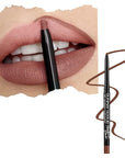 Runway Rogue Designer Liner Lip Pencil, Matte Soft Mocha Lip Liner Pencil and Lip Liner Sharpener, ‘Trendsetter’