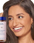 eSalon Permanent Hair Color & Dye Kit - Medium Brown - Personal Colorist for Up To 100% Gray Coverage, All Hair Types - Professional-Grade Ammonia-Free Hair Dye