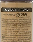 Burts Bees Goodness Glows Liquid Makeup, Soft Honey - 1.0 Ounce (Pack of 2)