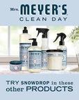 MRS. MEYER'S CLEAN DAY Liquid Hand Soap Variety Pack Scent, 33 OZ Refill + 12.5 OZ, 1 CT (Snowdrop)