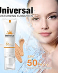 Tinted Sunscreen for Face SPF 50, Hydrating Sun Essence Face Sunscreen, Korean SPF 50+ PA++++ No White Cast, Hydrating, Moisturizing, UV Defense, Travel Size