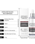Dual Action Facial Peeling Set - Rice Water & Black Rice Exfoliating Ampoules for Gentle Skin Renewal, Non-Irritating Texture Refiner (2 x 100ml)