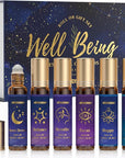 Essential Oils Roll On Set, Natural Aromatherapy Oil Roller for Body, Skin, Massage, Essential Oil Blends - Sweet Dream, Unwind, Breahte, Balance, Focus, Happy, Gifts for Women