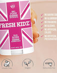 Fresh Kidz Body Wash 16.9 fl.oz. and Stick Deodorant 2.65 oz for Kids and Teens - Girls "Pink" Set