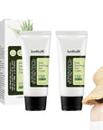 2PCS Aloe Vera Sunscreen SPF 50 PA+++,Moisturizing Long Lasting Non-Greasy Aloe Vera Sun Cream for Face & Body