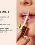 Winky Lux Very There Lip Oil, Hydrating Baby Pink Tint with Jojoba Oil, Non-Sticky Glossy Lip Oil, Tinted Pink Gloss for Juicy Lip, Passion