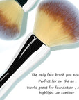 Foundation Brush,Daubigny Large Powder Brush Flat Arched Premium Durable Kabuki Makeup Brush Perfect For Blending Liquid,Cream and Flawless Powder,Buffing, Blending,Concealer …