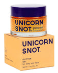 UNICORN SNOT Holographic Face Glitter & Body Glitter Gel | Holiday Glitter Makeup: Stocking Stuffers & Christmas Gift | Hair Glitter, Vegan & Cruelty-Free, 1.7 oz Orange Glitter (Fire)