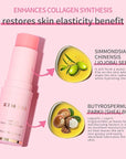 KIMUSE Hydrating Multi Balm Stick, All-in-One Hydrating Lip Balm Eye Cream Neck Cream Make Up Base, Reduce Wrinkle & Moisturizing Moisturizer For Face Skin Care
