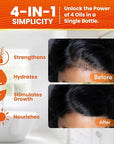Batana Oil for Hair Growth with Rosemary, Castor, and Pumpkin Seed Oils, 100% Pure Unrefined Honduran Formula, Strengthens, Nourishes, Revives Scalp & Strands, Natural Care for All Types (5oz)