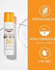 Eucerin Sun Advanced Hydration SPF 50 Sunscreen Lotion (5 Fl Oz) + Age Defense Face Sunscreen Lotion SPF 50 (2.5 Fl Oz), Hypoallergenic and Lightweight Sun Protection with Hyaluronic Acid