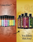 Pure Essential Oil Set for Diffuser - Aromatherapy Essential Oils for Diffusers for Home Travel and Self Care with High Grade Essential Oils for Hair Skin and Nails - Oil Diffuser Essential Oils Set