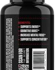Jocko Fuel Discipline GO Brain Booster - Nootropic Dietary Supplements for Memory & Focus - PreWorkout Energy & Focus Supplement (90 Capsules)