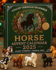 2025 Year of the Horse Advent Calendar - 25-Day Mystery Blind Box Ornaments, Acrylic Christmas Countdown Tree Decor for Home, Holiday Gift for Teens & Adults