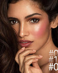 3 Pcs LIGHT-MEDIUM Contour Stick Set,Cream Blush & All Skin