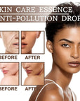 Vingtank 2 Bottles Skin Care Essence Anti-Pollution Drops - Bronzing Serum & Facial Tanning Drops,Fake Tan Peptide Serum,Liquid Bronzer Cream for Aging Skin(2 x 1.05 oz/30 ml)