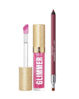 Revlon Super Lustrous Glimmer Gloss and ColorStay Multi-Liner Bundle, Rose Glow and Dallying, Pack of 2