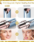 Gurelax Hair Remover for Women, Hair Removal Device, Facial Hair Removal for Women, Best Touch Face Shaver As Christmas Gift, Electric Upper Lip/Mustache Hair Remover, Included 2 x Replacement Heads