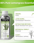 HIQILI 32 Fl Oz Lemongrass Essential Oil, 100% Pure Natural Undiluted Premium Oils