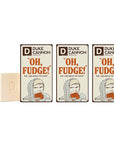 Duke Cannon Holiday Limited-Edition OH Fudge Big Brick of Soap - 10oz Bar, Triple Milled, Perfect for Men, Supports U.S. Veterans, 3 Pack