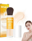 Mineral Sunscreen Setting Powder Makeup,Translucent Powder SPF 50 Finish,Lightweight,Breathable,All Skin